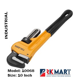 Pipe Wrench 10 Inch Industrial Tolsen-10068